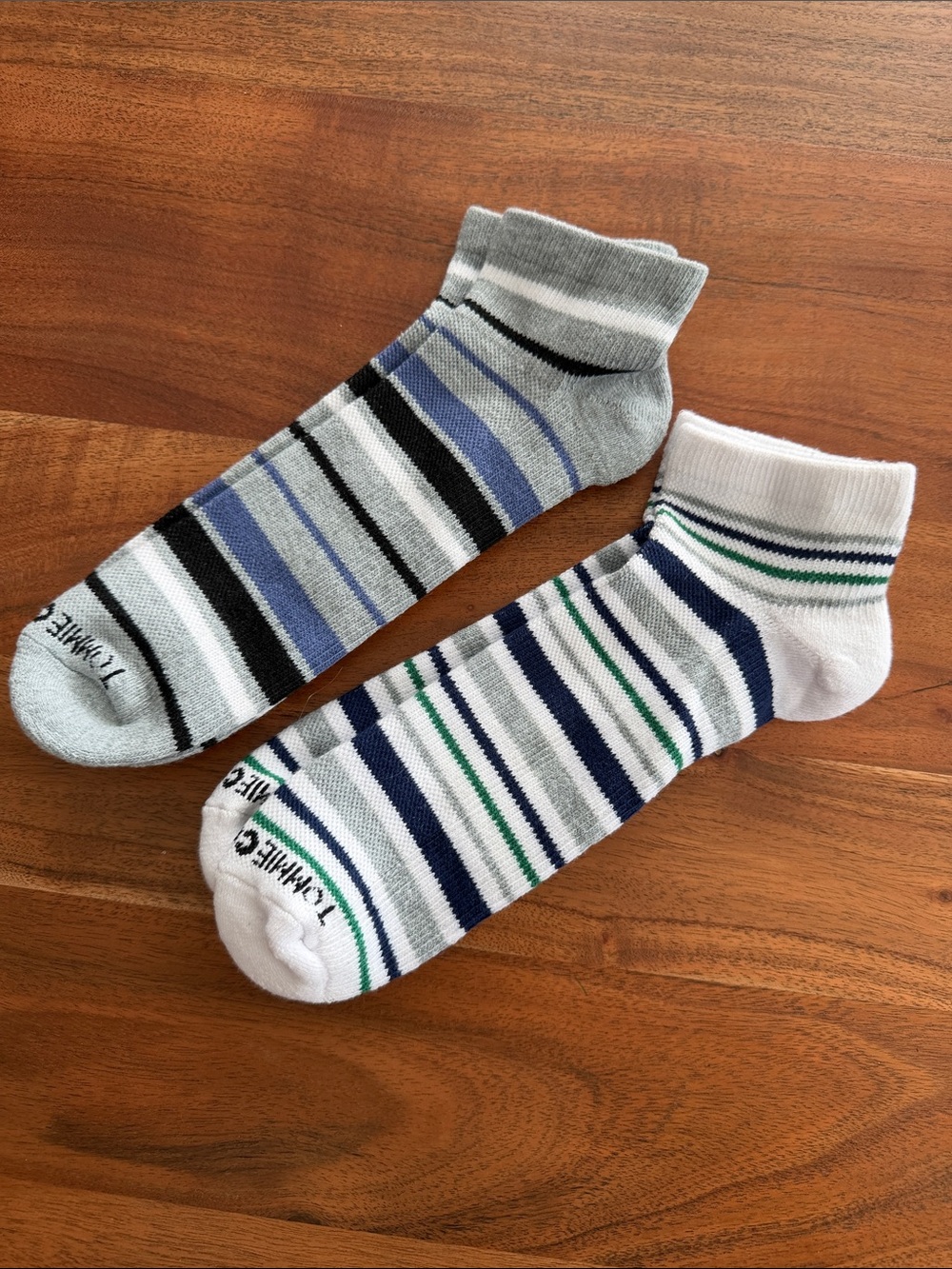 Tommie Copper Low-Cut Men’s Socks - Grey & White size 12-14.5 XL